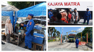 Polairud Polda NTB : Gencarkan Patroli Binmas Di Pantai Mandalika, Jaga